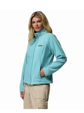 Columbia Women’s Teal Full-Zip Fleece Jacket